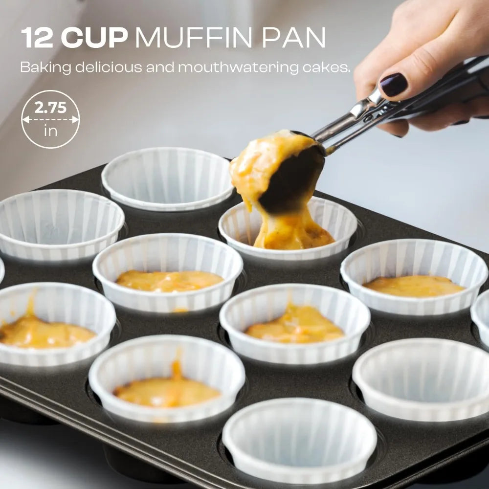 OvenEase – 12-Piece Nonstick Bakeware & Utensil Set