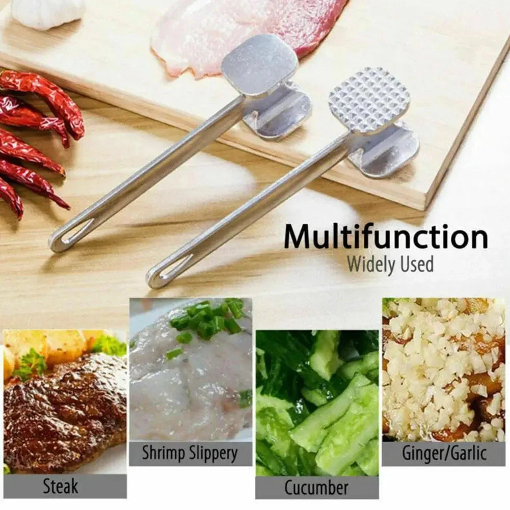 TenderPro – Double-Sided Stainless Steel Meat Tenderizer Hammer