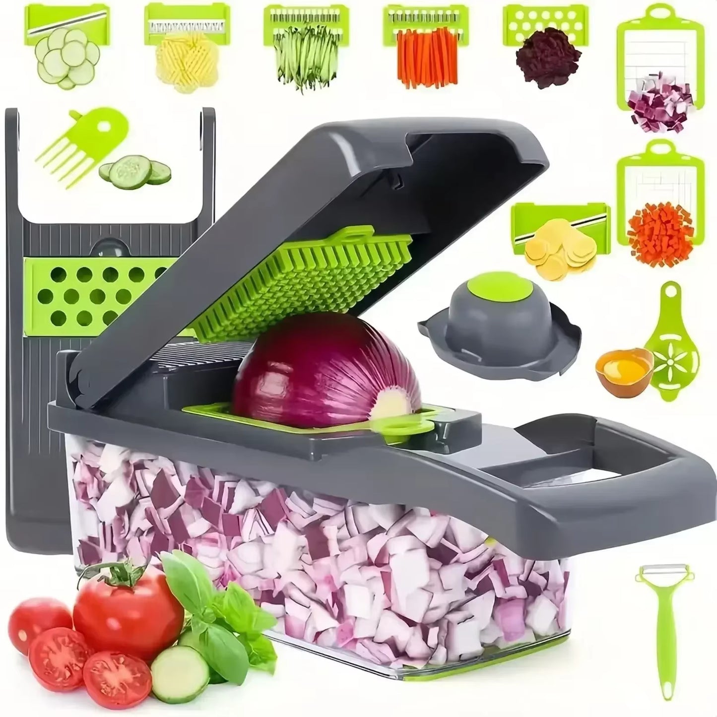 SliceMaster Pro – Multipurpose Vegetable Chopper and Slicer