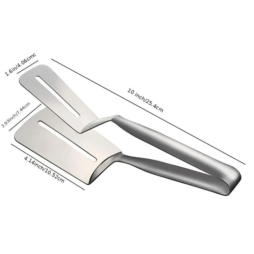 Grillvix – Stainless Steel BBQ Steak Clamps & Food Tongs