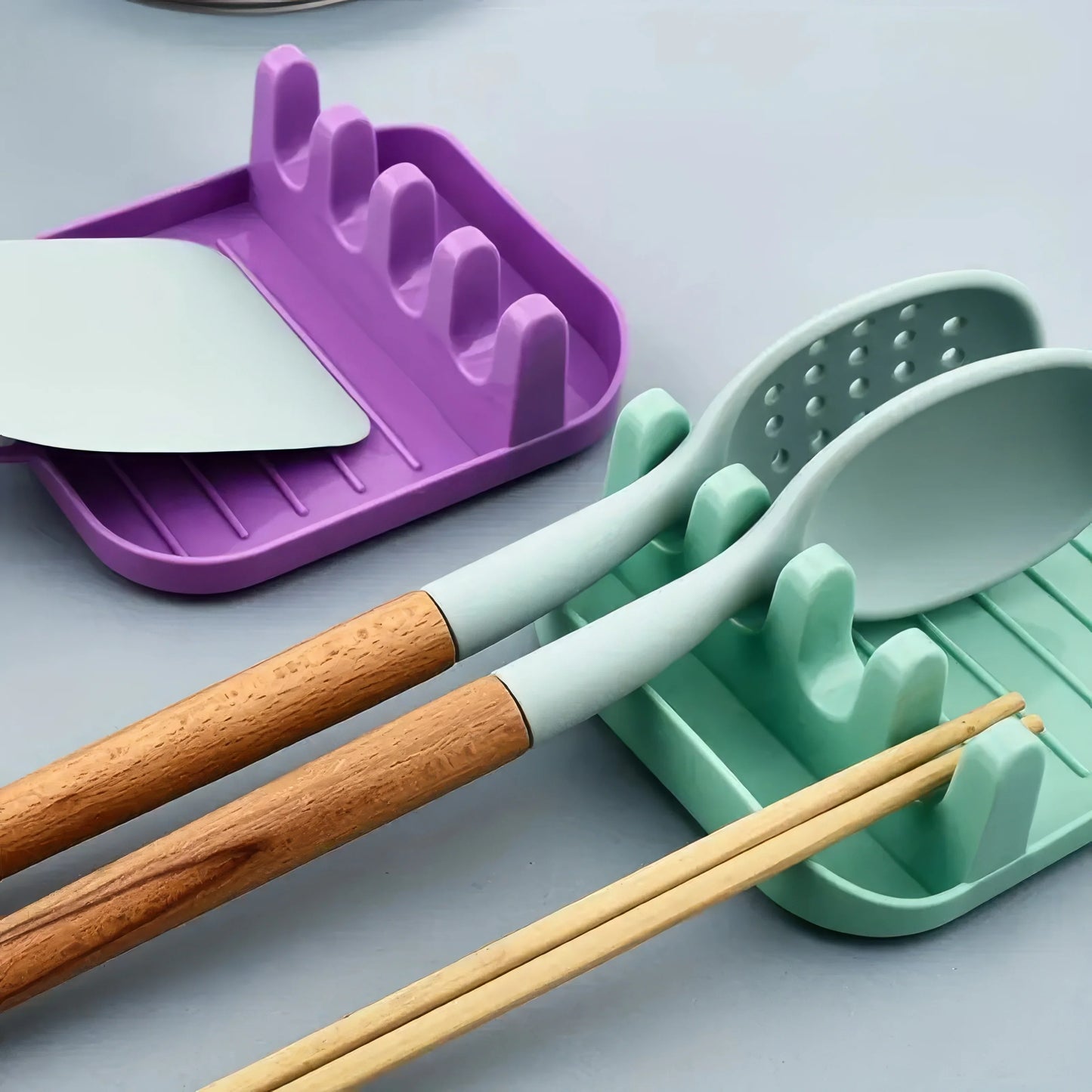 VerdiRack – Green Cutlery Drain & Storage Holder