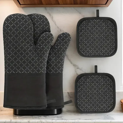 HeatGuardia – 4-Piece Heat-Resistant Oven Glove