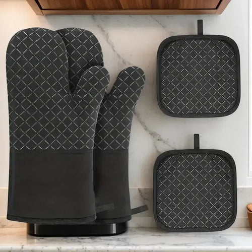 HeatGuardia – 4-Piece Heat-Resistant Oven Glove