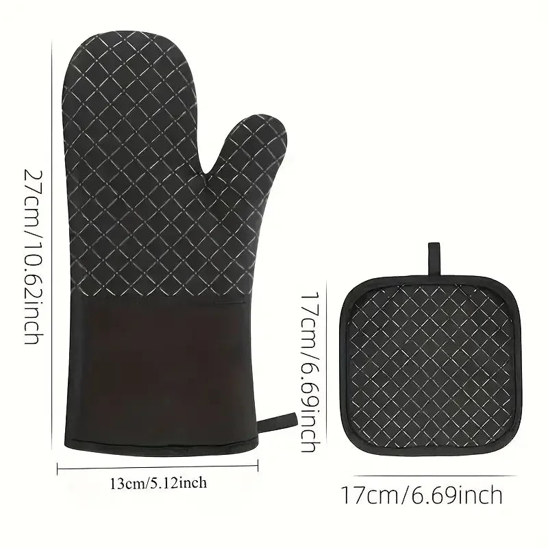 HeatGuardia – 4-Piece Heat-Resistant Oven Glove