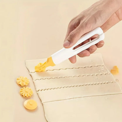 SliceCrafta – 4-in-1 Interchangeable Pizza &amp; Pastry Cutter Set