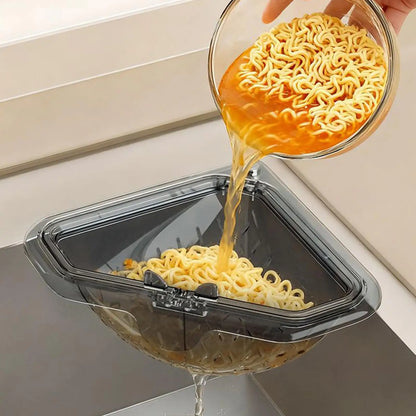 MagnetiDrain – Magnetic Corner Sink Food Catcher & Drying Basket