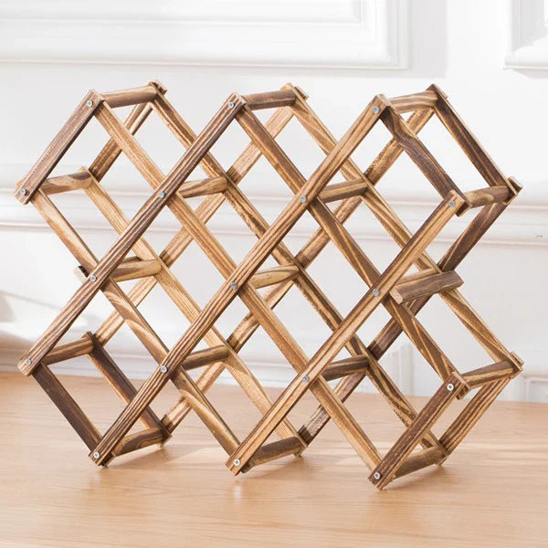 Vintra – Wooden Wine Rack for 10 Bottles