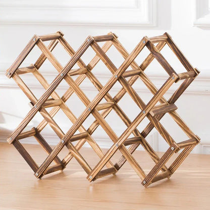 Vintra – Wooden Wine Rack for 10 Bottles