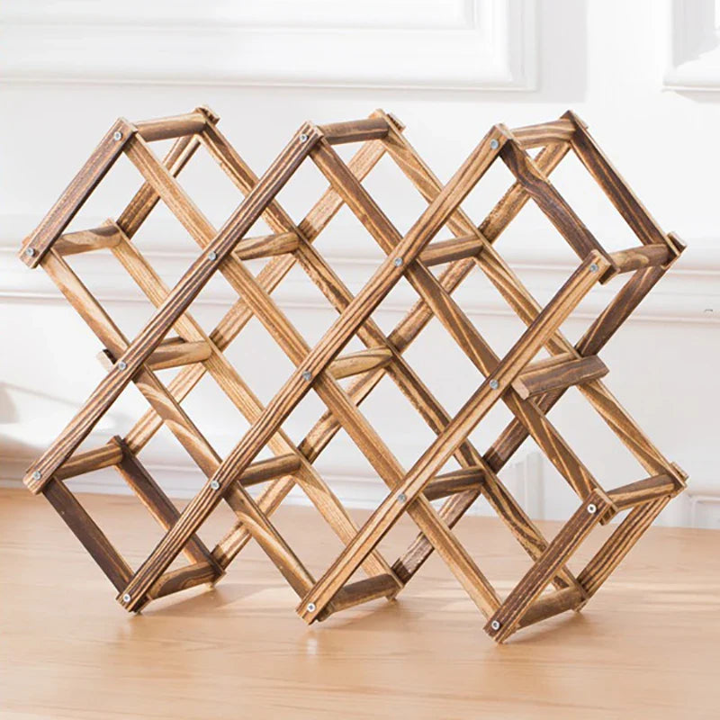 Vintra – Wooden Wine Rack for 10 Bottles