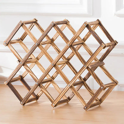 Vintra – Wooden Wine Rack for 10 Bottles