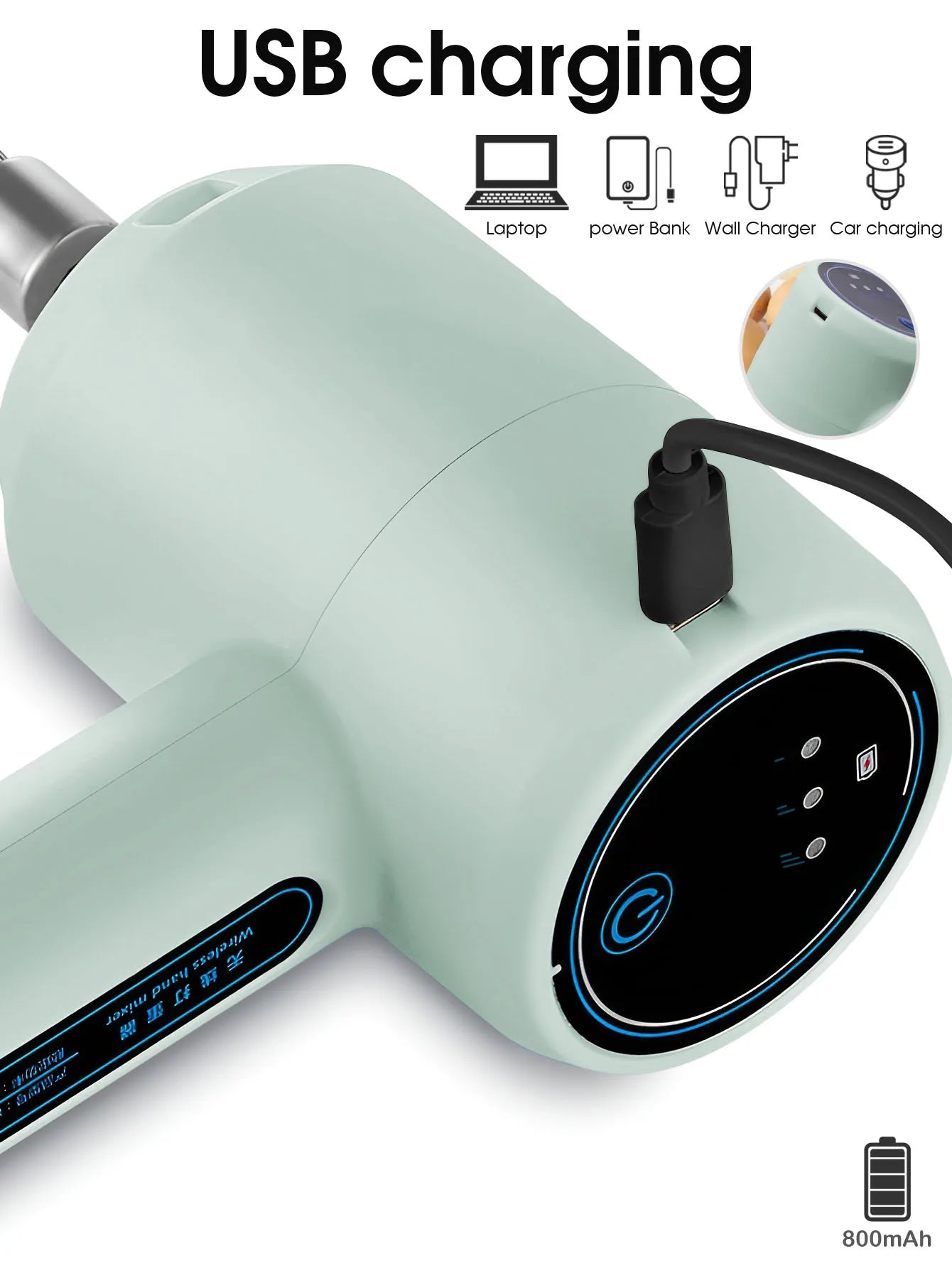 FrothEase – Electric Milk Frother & Whisk