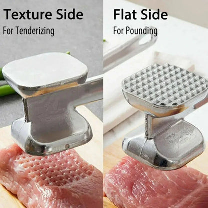 TenderPro – Double-Sided Stainless Steel Meat Tenderizer Hammer