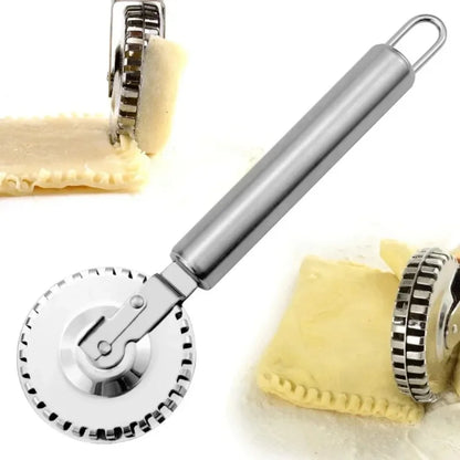CrustLace – Double-Sided Dumpling & Pie Edge Rolling Cutter