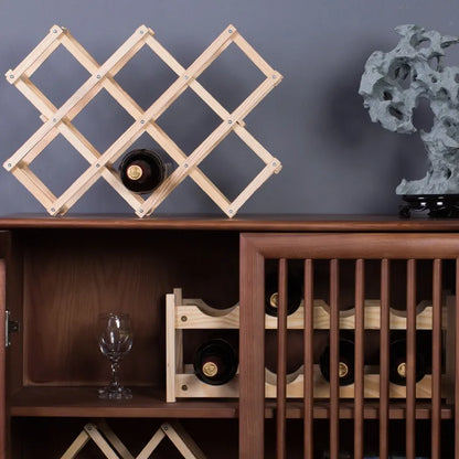 Vintra – Wooden Wine Rack for 10 Bottles
