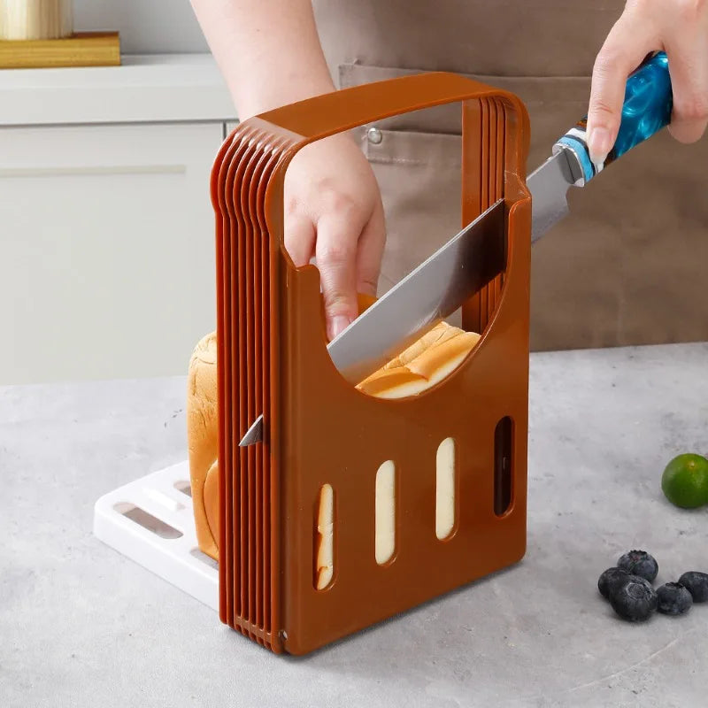 Foldable Bread Rack Slicer– Foldable Bread & Toast Slicing Rack – Bella Cooks