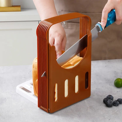 Slicer– Foldable Bread &amp; Toast Slicing Rack