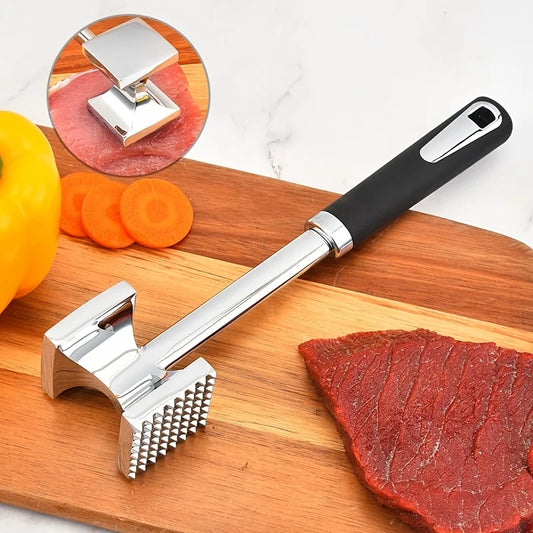 TenderPro – Double-Sided Stainless Steel Meat Tenderizer Hammer