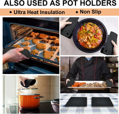 CookShield – Heat-Resistant Silicone Mats & Pot Holders