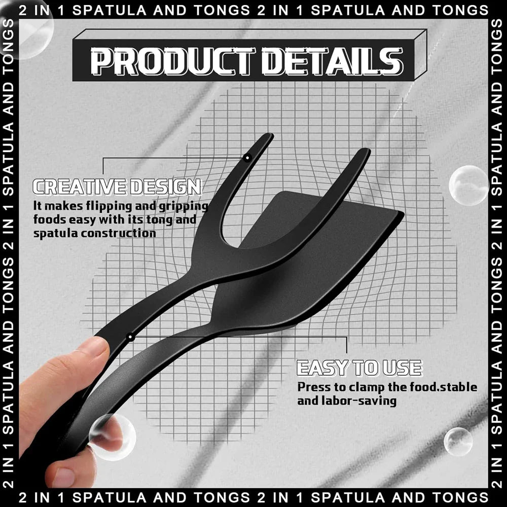 Flipza – 2-in-1 Grip Spatula Clamp Turner
