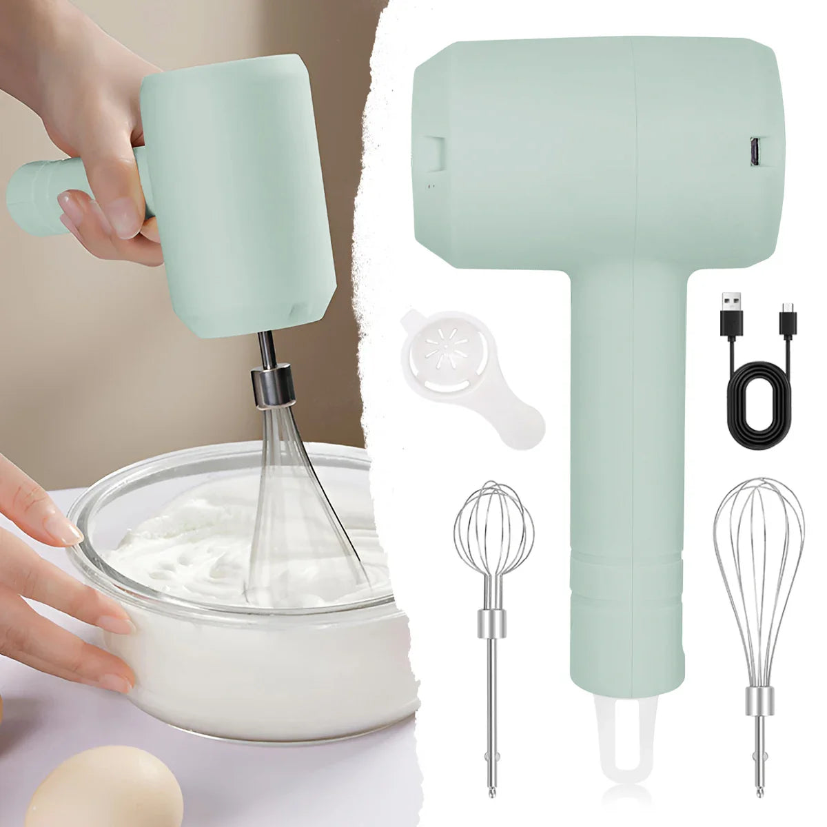 FrothEase – Electric Milk Frother & Whisk