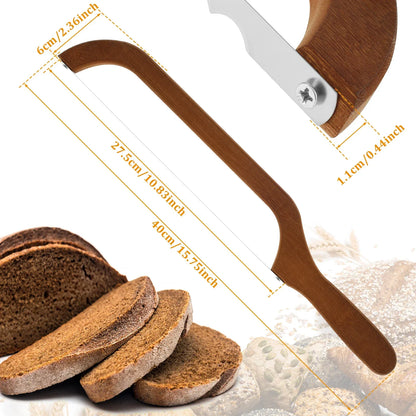 BakeCuts – Wooden Handle Serrated Bread Knife
