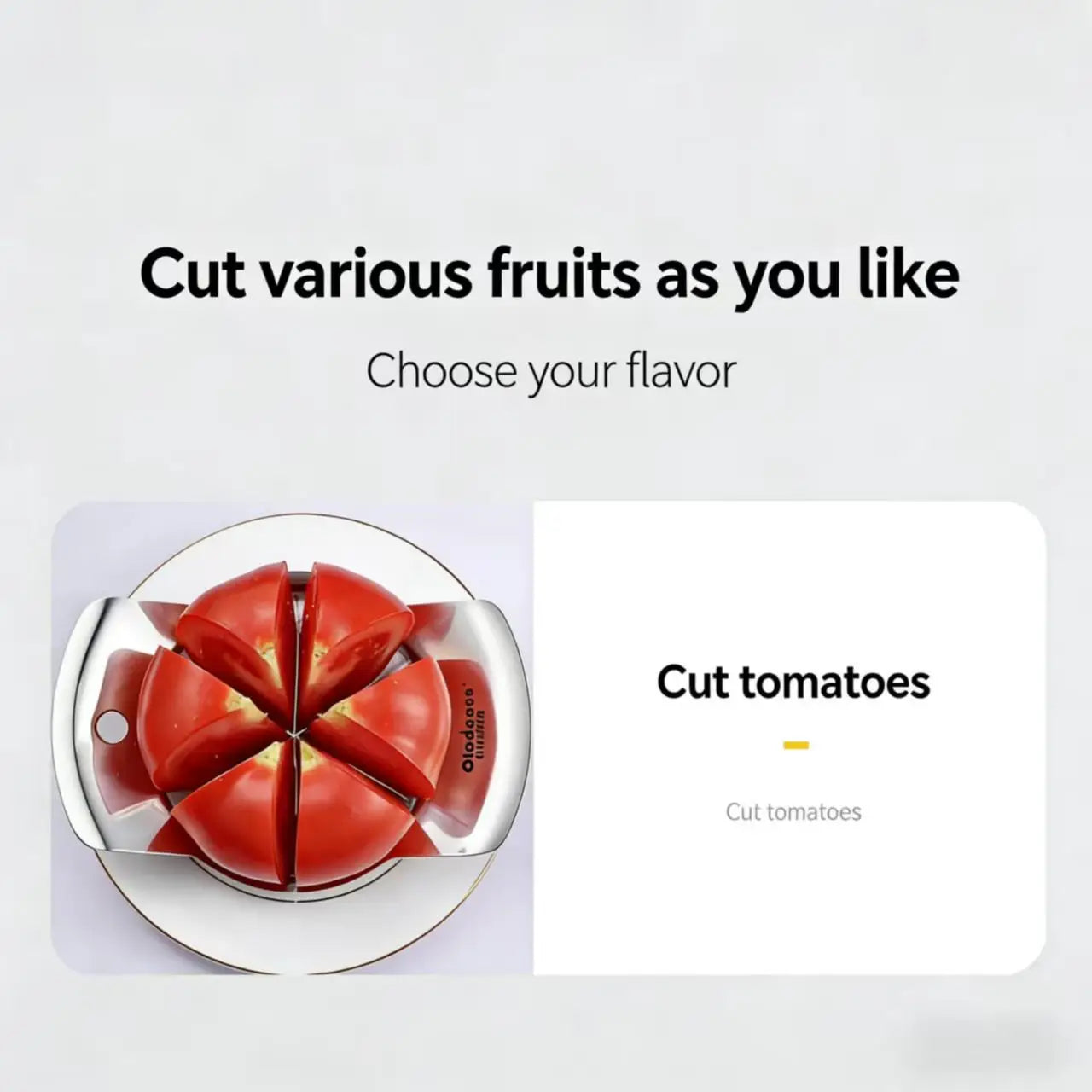 AppleSlicea – Stainless Steel Fruit Corer & Divider