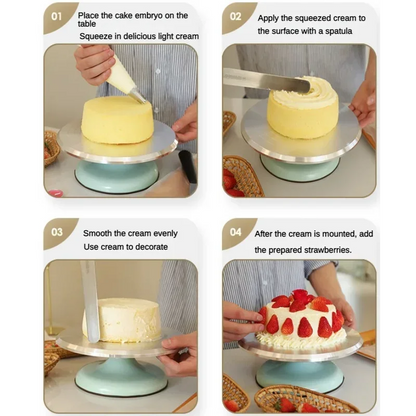 SpinBake – 10-Inch Professional Pastry Turntable