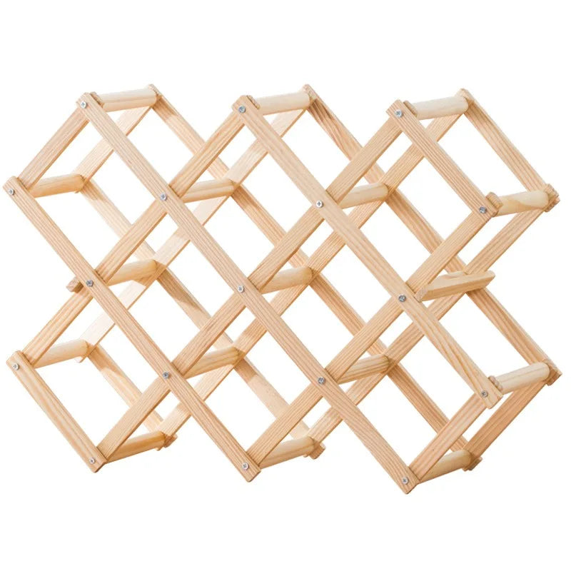 Vintra – Wooden Wine Rack for 10 Bottles