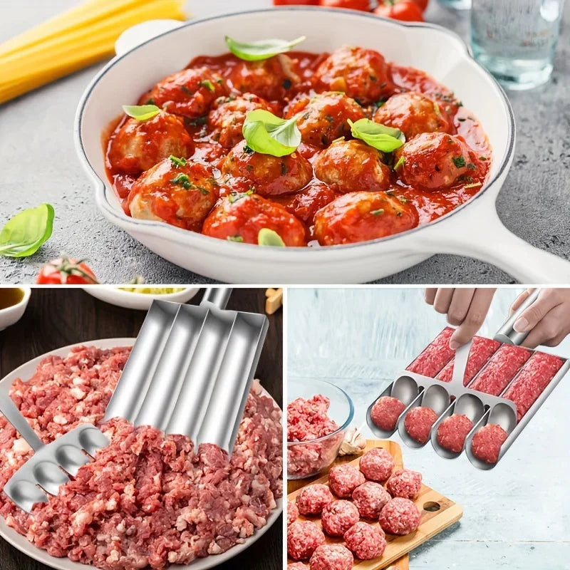 SphereChef – Stainless Steel Meatball Shaping Mold