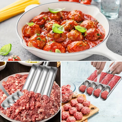 SphereChef – Stainless Steel Meatball Shaping Mold