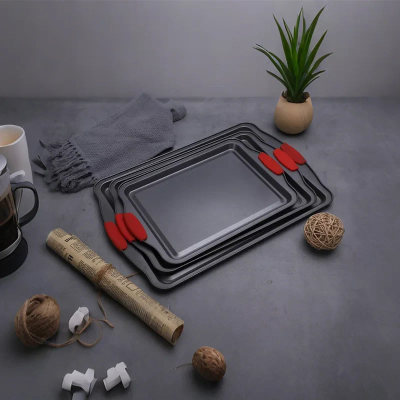 Bakevery – 3-Piece Nonstick Oven Baking Pan Set