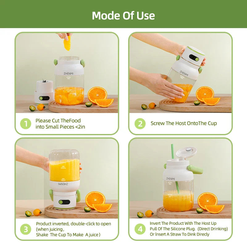 JuiceMIx – Portable USB-C Rechargeable Juicer