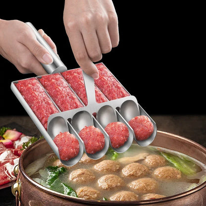 SphereChef – Stainless Steel Meatball Shaping Mold