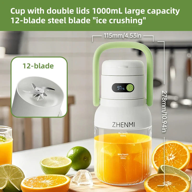 JuiceMIx – Portable USB-C Rechargeable Juicer