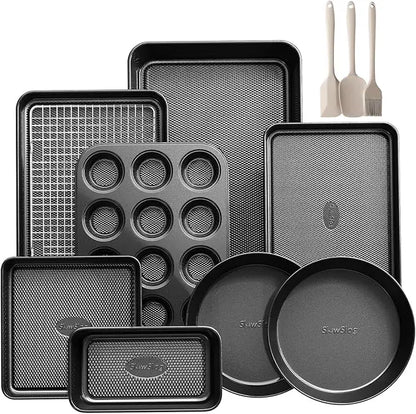 OvenEase – 12-Piece Nonstick Bakeware & Utensil Set