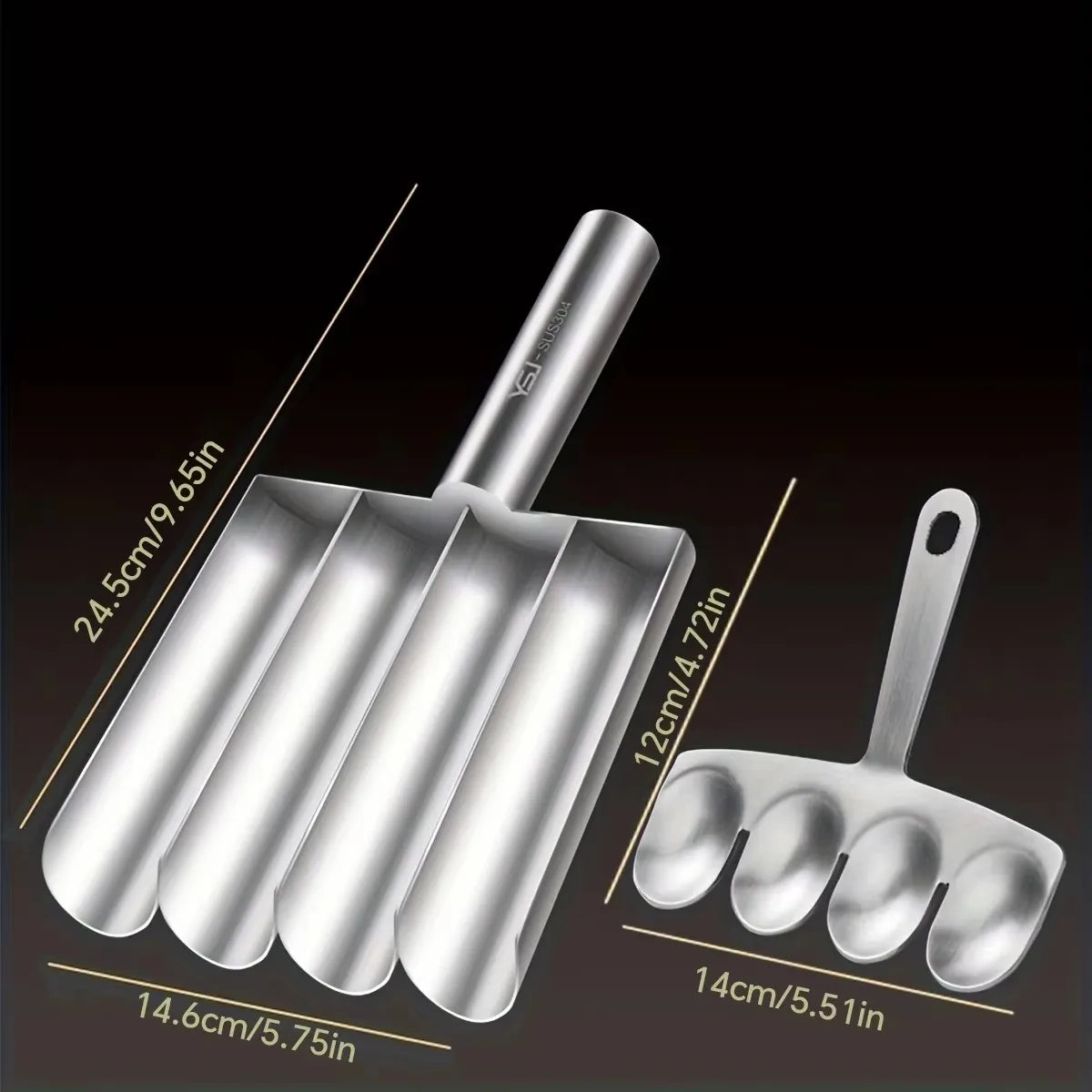 SphereChef – Stainless Steel Meatball Shaping Mold