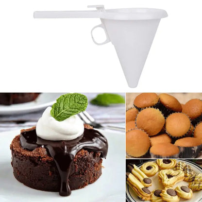 BakeFlow – Adjustable Handheld Baking Funnel & Dispenser