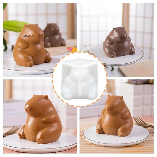 BakeyBara – Capybara Silicone Mold for Jelly & Pudding