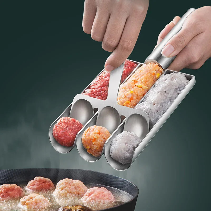 SphereChef – Stainless Steel Meatball Shaping Mold