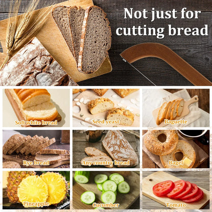 BakeCuts – Wooden Handle Serrated Bread Knife