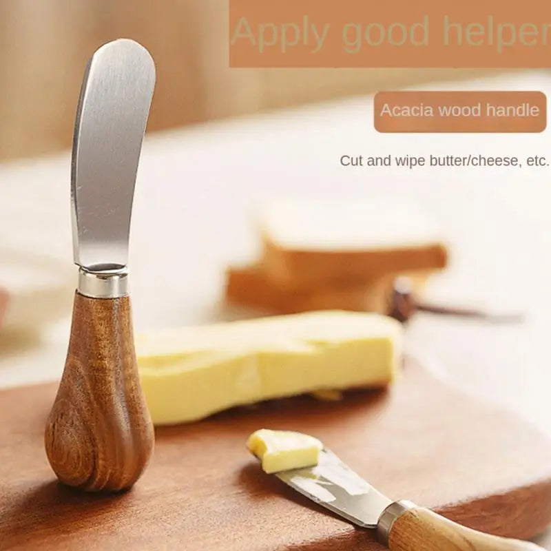 Creamix – Wooden Handle Butter & Cheese Cutter