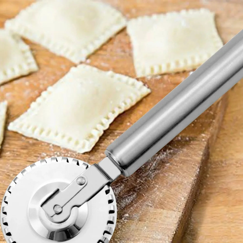 CrustLace – Double-Sided Dumpling & Pie Edge Rolling Cutter