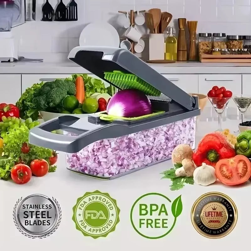 SliceMaster Pro – Multipurpose Vegetable Chopper and Slicer