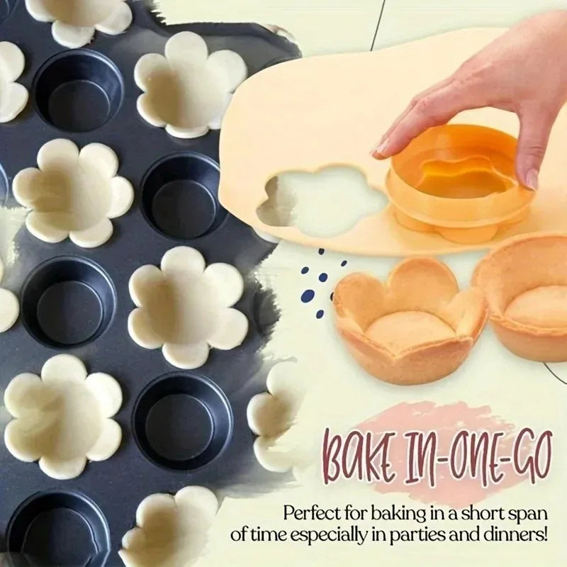 BakeBloom – Pastry Dough & Flower Cutter Set