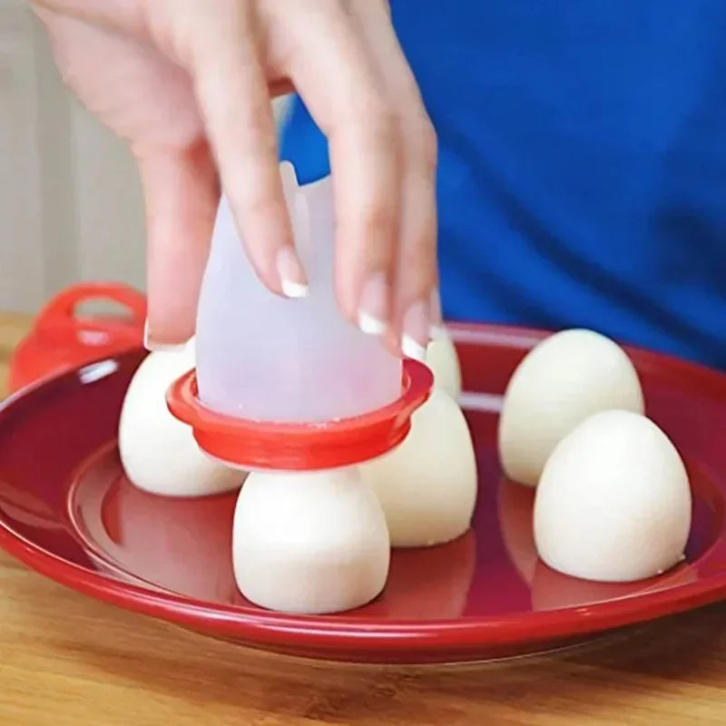 EggEase – Silicone Egg Steamer & Mold Set