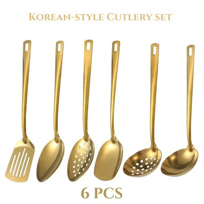 GoldServe – Stainless Steel Hot Pot Cutlery Set