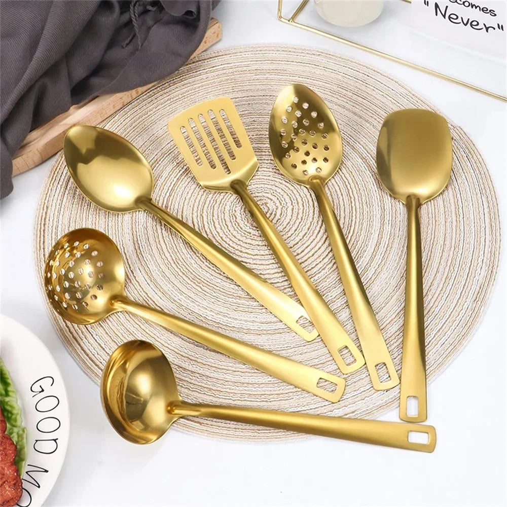 GoldServe – Stainless Steel Hot Pot Cutlery Set