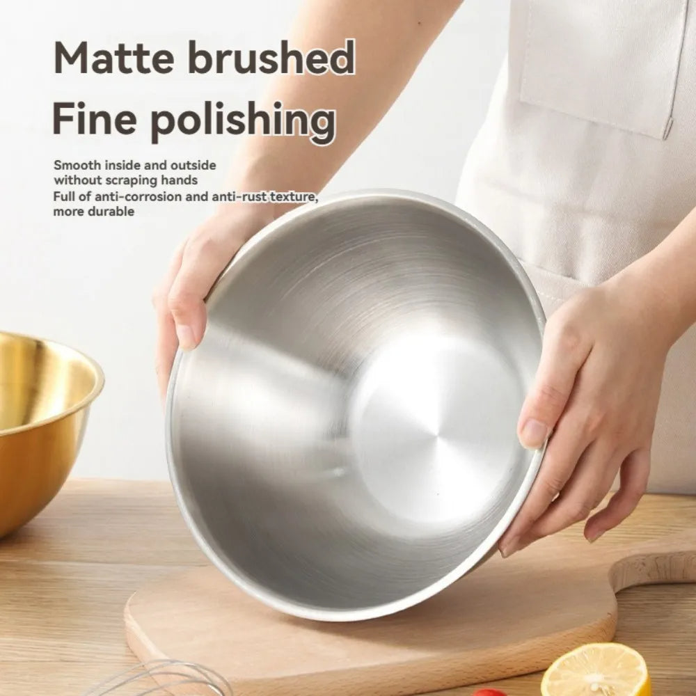 KitchenPro – Multi-Functional Stainless Steel Bowl