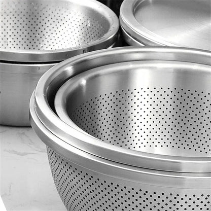 KitchenPro – Multi-Functional Stainless Steel Bowl