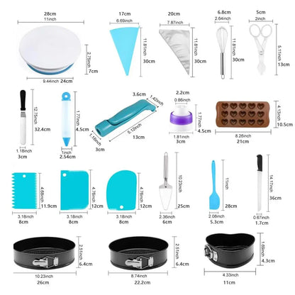 SweetWhirl – Silicone Bakeware &amp; Decorating Set